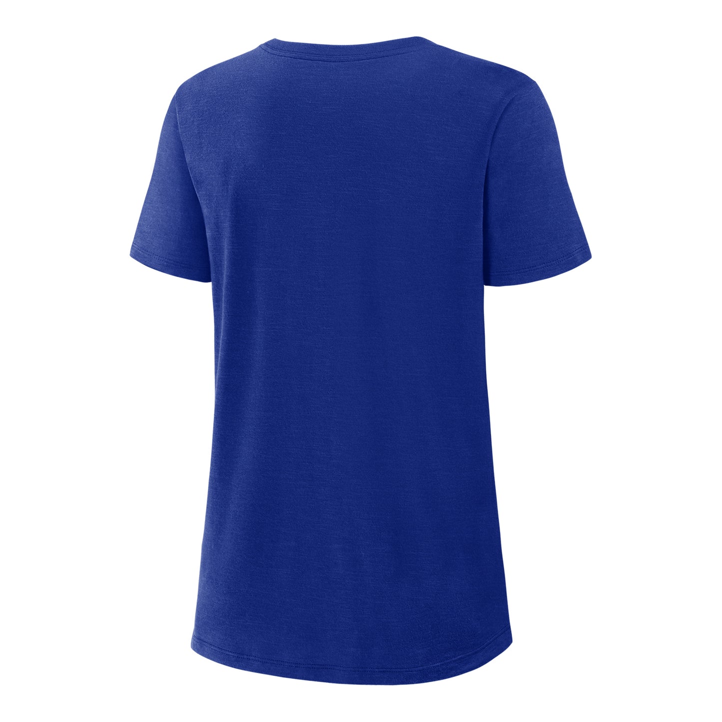 Ladies Buffalo Bills Nike Rivalry Series History View T-Shirt In Blue & Silver - Back View