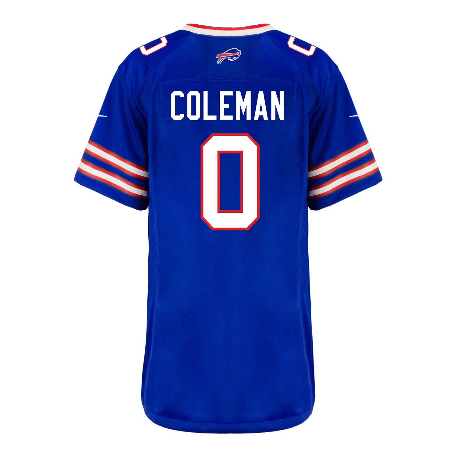 Ladies Nike Game Home Keon Coleman Jersey In Blue - Back View