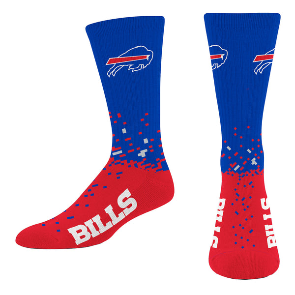 Bills Spray Zone Sock In Blue & Red