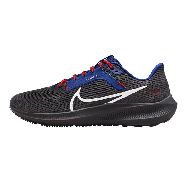 Bills Nike Air Zoom Pegasus 40 Shoes In Black Right Shoe - Inside View