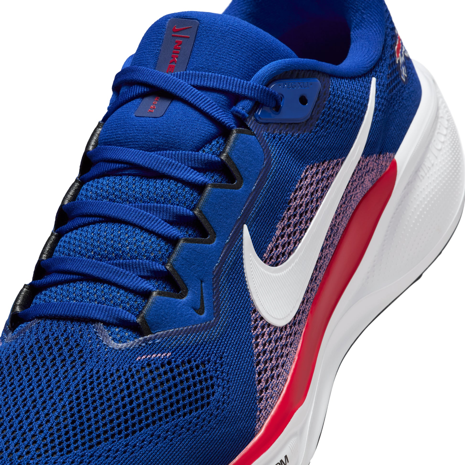 Bills Nike Air Zoom Pegasus 41 2025 Shoes In Blue - Tongue View