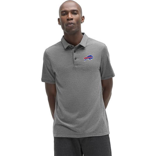 Buffalo Bills Lululemon Evolution Polo In Grey - Front View