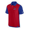 Bills Nike Blitz Polo In Blue & Red - Front View
