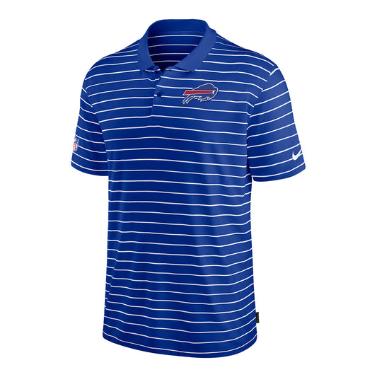 Nike Men's Buffalo Bills Dri-Fit Victory Polo In Blue - Front View