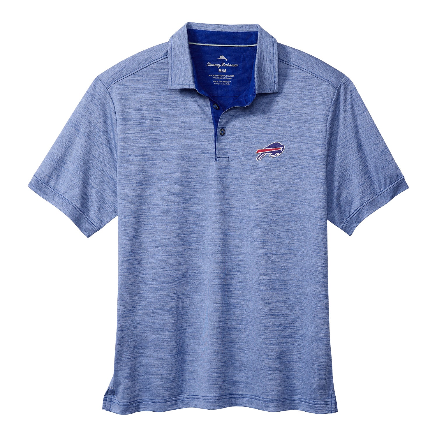 Buffalo Bills Tommy Bahama San Raphael Polo In Blue - Front View