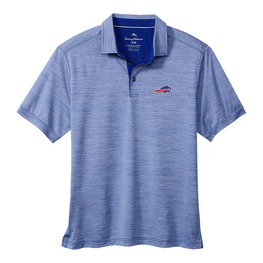 Buffalo Bills Tommy Bahama San Raphael Polo In Blue - Front View
