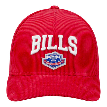Buffalo Bills New Era 9FORTY Farewell Season Hat In Red - Front View