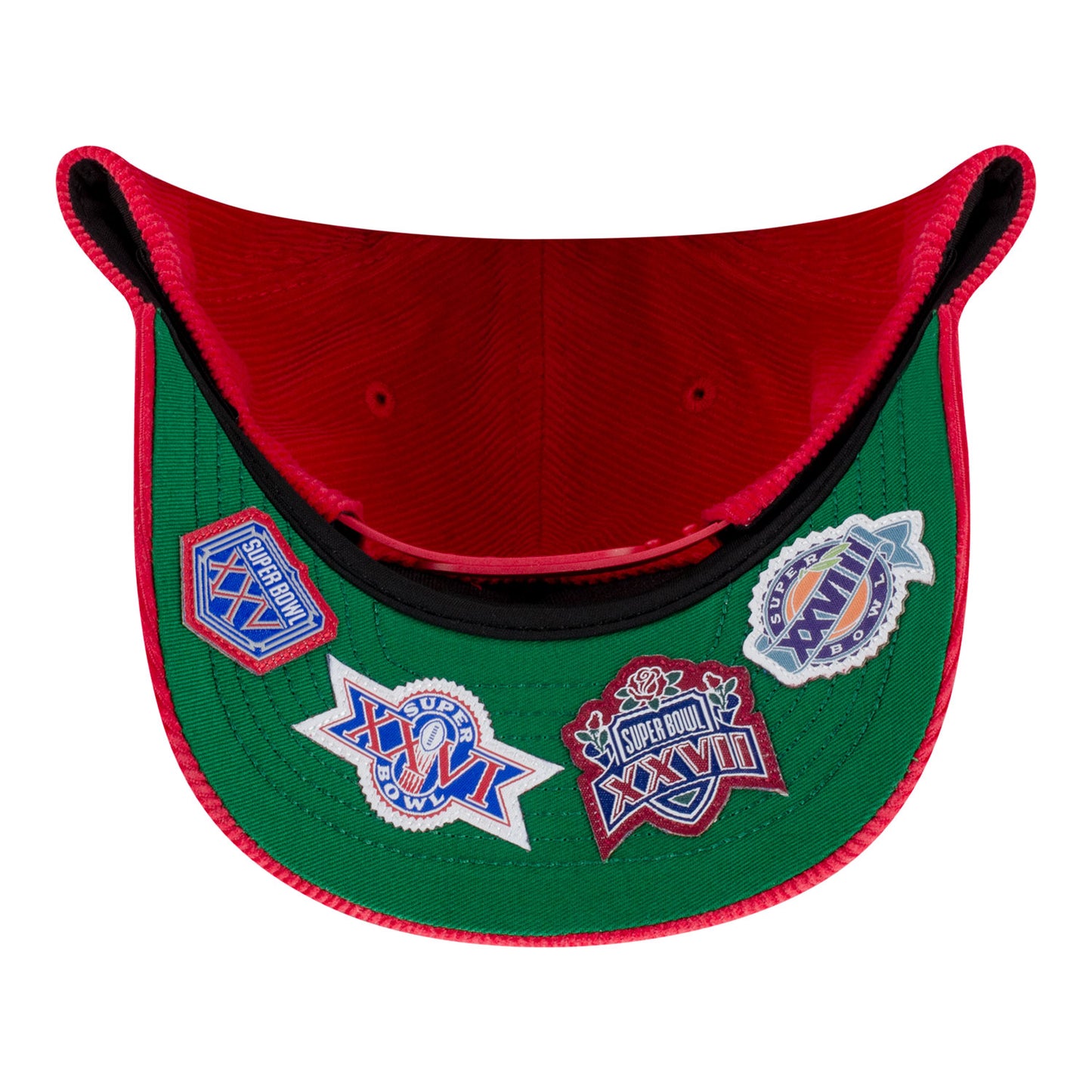 Buffalo Bills New Era 9FORTY Farewell Season Hat In Red - Bill View