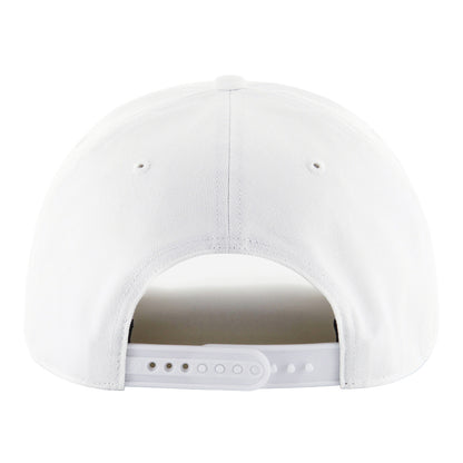 Buffalo Bills '47 Brand Red Helmet Hitch Hat In White - Back View