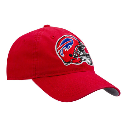 Buffalo Bills New Era 9TWENTY Red Helmet Hat In Red - Angled Right Side View