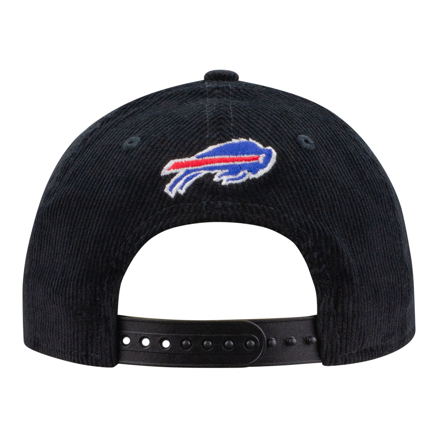 Buffalo Bills New Era 9FORTY A-Frame Red Helmet Hat In Black - Back View