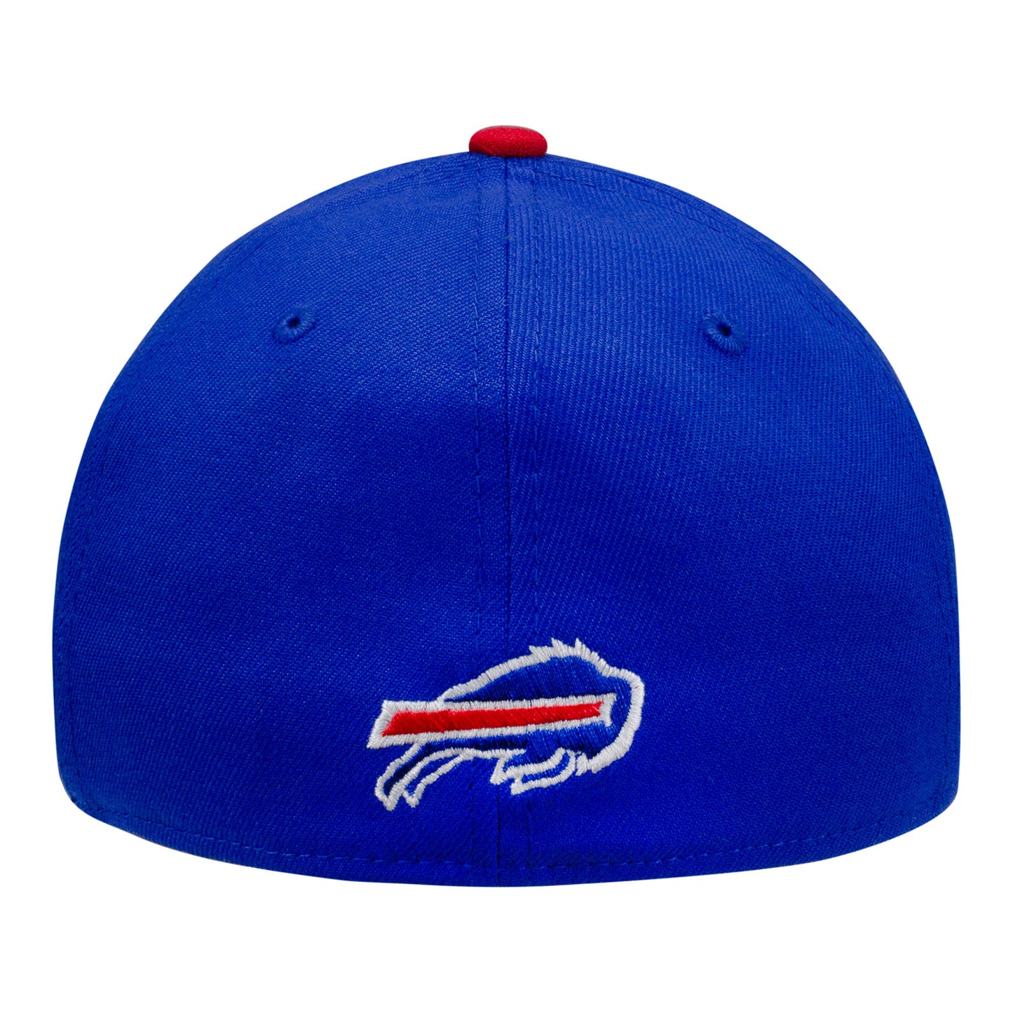 Buffalo Bills New Era 2-Tone Red Helmet 39THIRTY Hat In Blue & Red - Back View