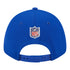 Bills New Era 2023 Training 9FORTY Adjustable Hat - In Blue - Back View