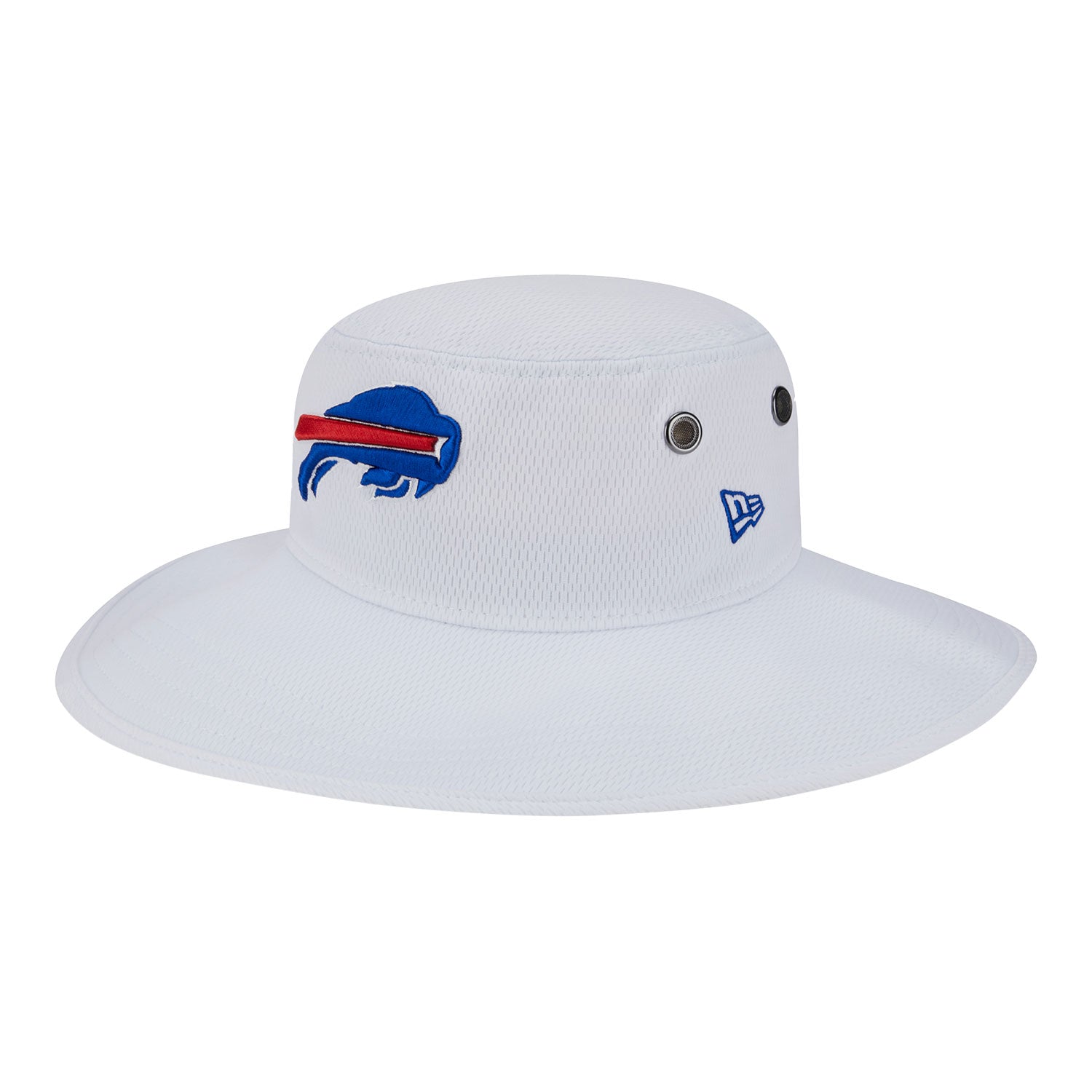Men's New Era White Buffalo Bills 2023 NFL Training Camp Panama Bucket Hat
