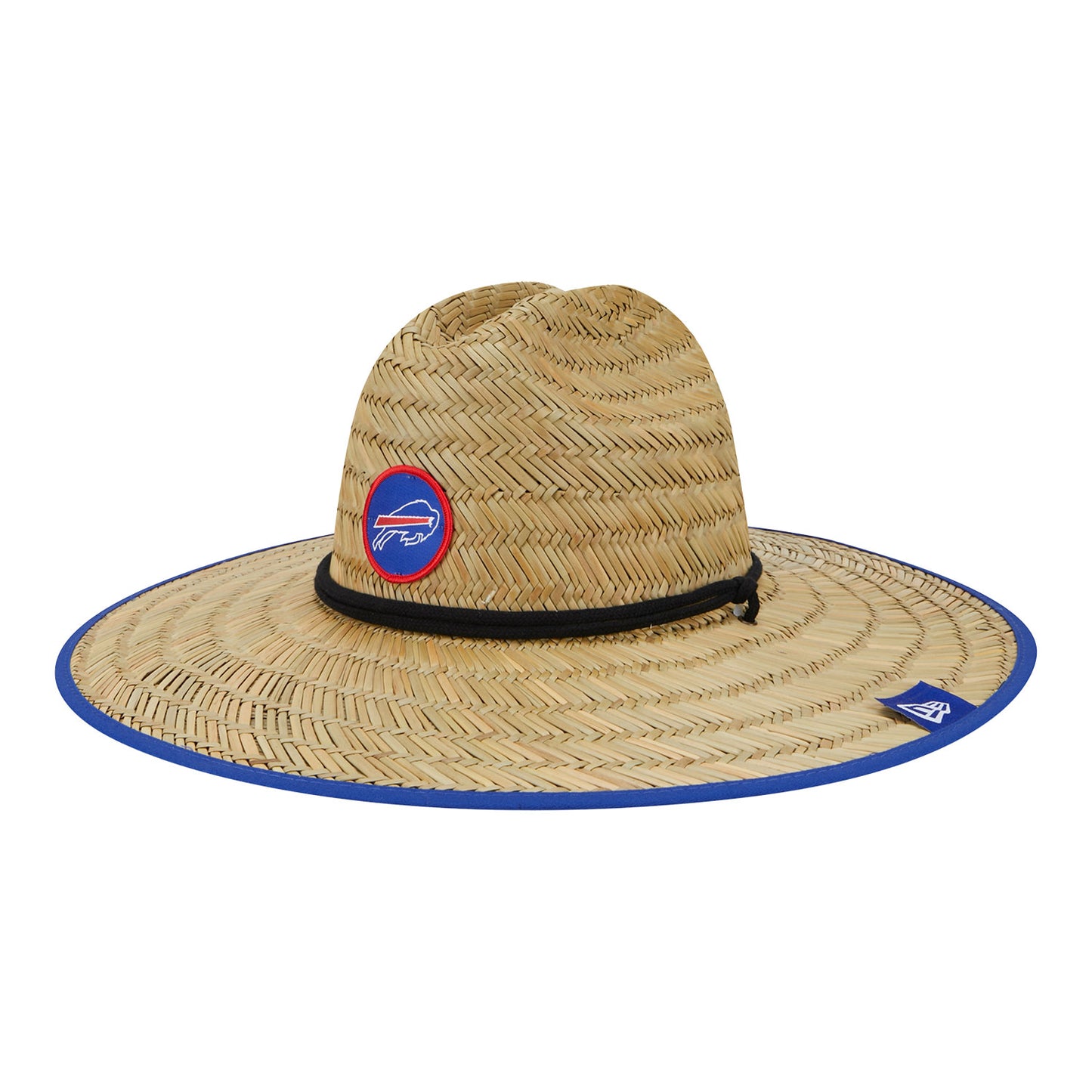 Bills New Era 2023 Training Straw Hat - In Tan - Left View