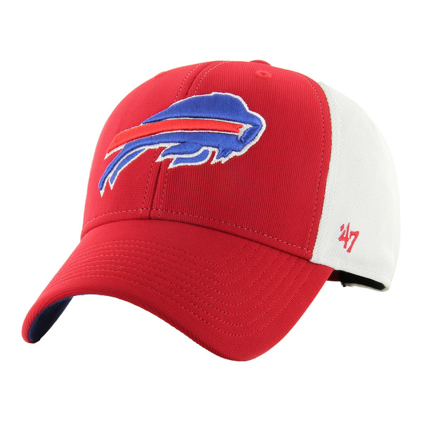 Bills '47 Brand Sylvan MVP Adjustable Hat In Red & White - Front Left View