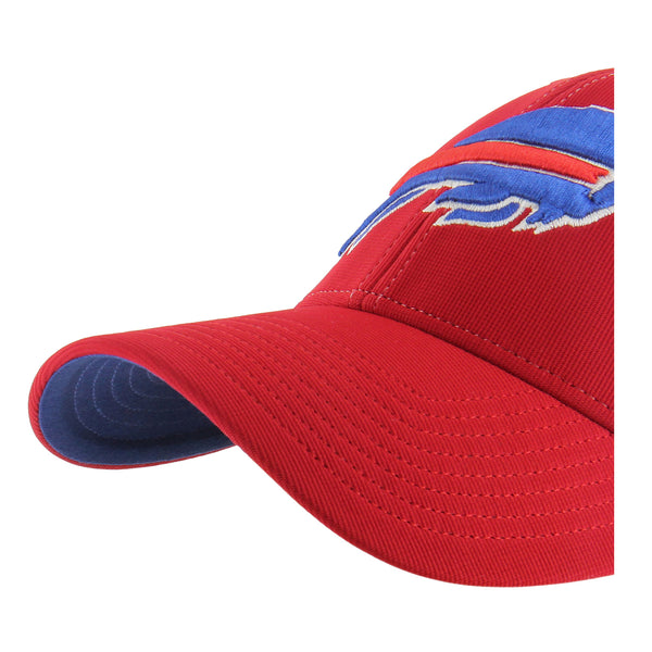 Bills '47 Brand Sylvan MVP Adjustable Hat In Red & White - Bill View