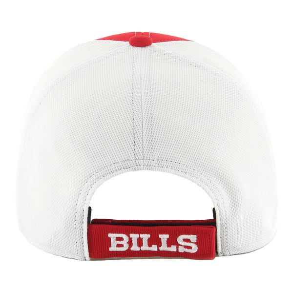 Bills '47 Brand Sylvan MVP Adjustable Hat In Red & White - Back View