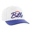 '47 Brand Bills Route Hitch Adjustable Hat In White - Front Right View