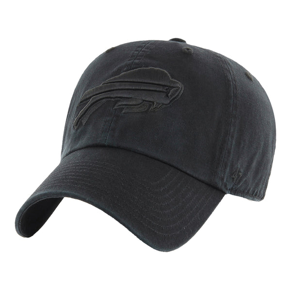 '47 Brand Bills Triple Black Clean Up Adjustable Hat In Black - Front Left View