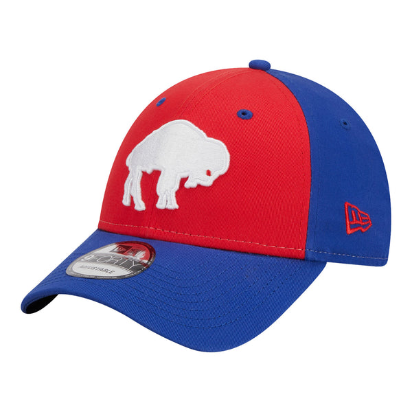 Bills New Era 9FORTY 4th Down Secondary Logo Hat In Red & Blue - Front Left View