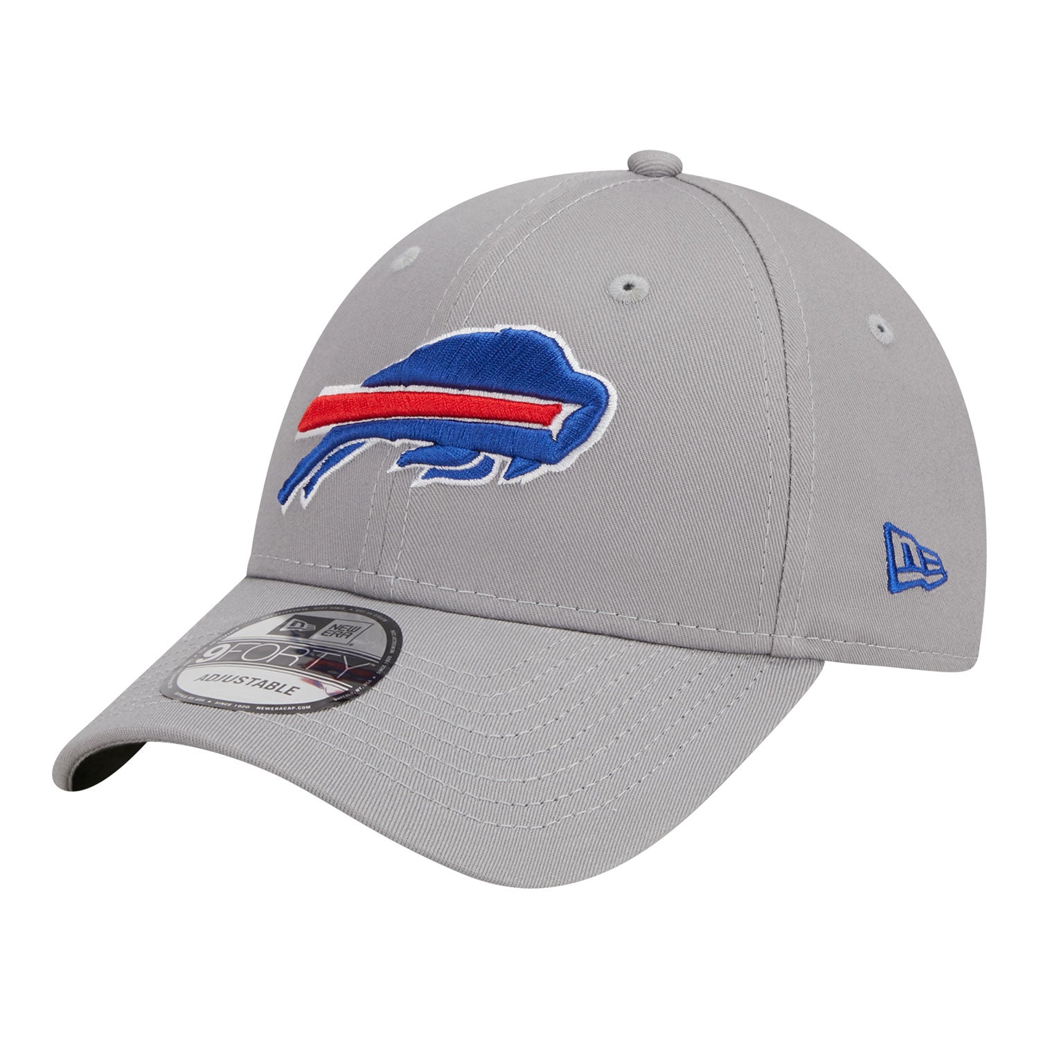 New Era Buffalo Bills Primary Logo Gray Fitted Hat