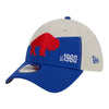 Bills New Era 39THIRTY 2023 Sideline Classic Flex Fit Hat In Grey - Front Left View