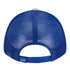 New Era Bills Trucker Adjustable Hat In Grey & Blue - Back View