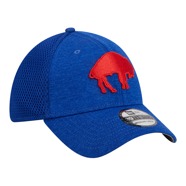 New Era Bills Shadow Flex Hat In Blue - Front Right View