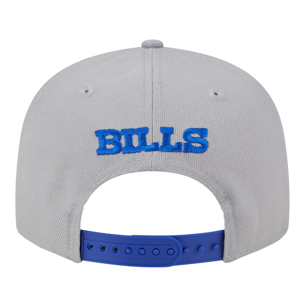 New Era Bills Snapback Hat In Grey - Back  View