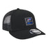 New Era Bills Low Profile 9FIFTY Snapback Hat In Black - Front Right View