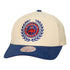 Mitchell & Ness Bills Collegiate Pro Adjustable Hat In Cream - Front View