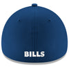New Era Bills Retro Diamond Flex Fit Hat In Blue - Back View