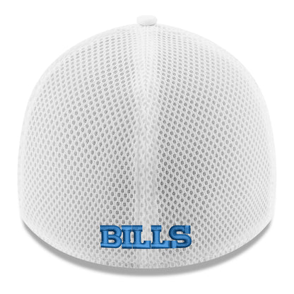 New Era Bills White Neo Flex Hat In White - Back View