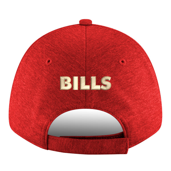 New Era 9FORTY Retro Shadow Hat In Red - Back View