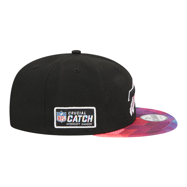 Bills New Era 2023 Crucial Catch 9FIFTY Snapback Hat In Black - Right Side View