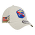 New Era Bills 2023 Salute to Service 39THIRTY Flex Hat In Tan - Front Right View
