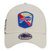 New Era Bills 2023 Salute to Service 39THIRTY Flex Hat In Tan - Front View