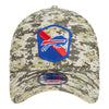 New Era Bills 2023 Salute to Service 39THIRTY Camo Flex Hat In Camouflage - Front View