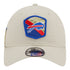 New Era Bills 2023 Salute to Service 9TWENTY Adjustable Hat In Tan - Front View