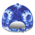 New Era Bills 9TWENTY Tie Dye Adjustable Hat In Blue - Back View