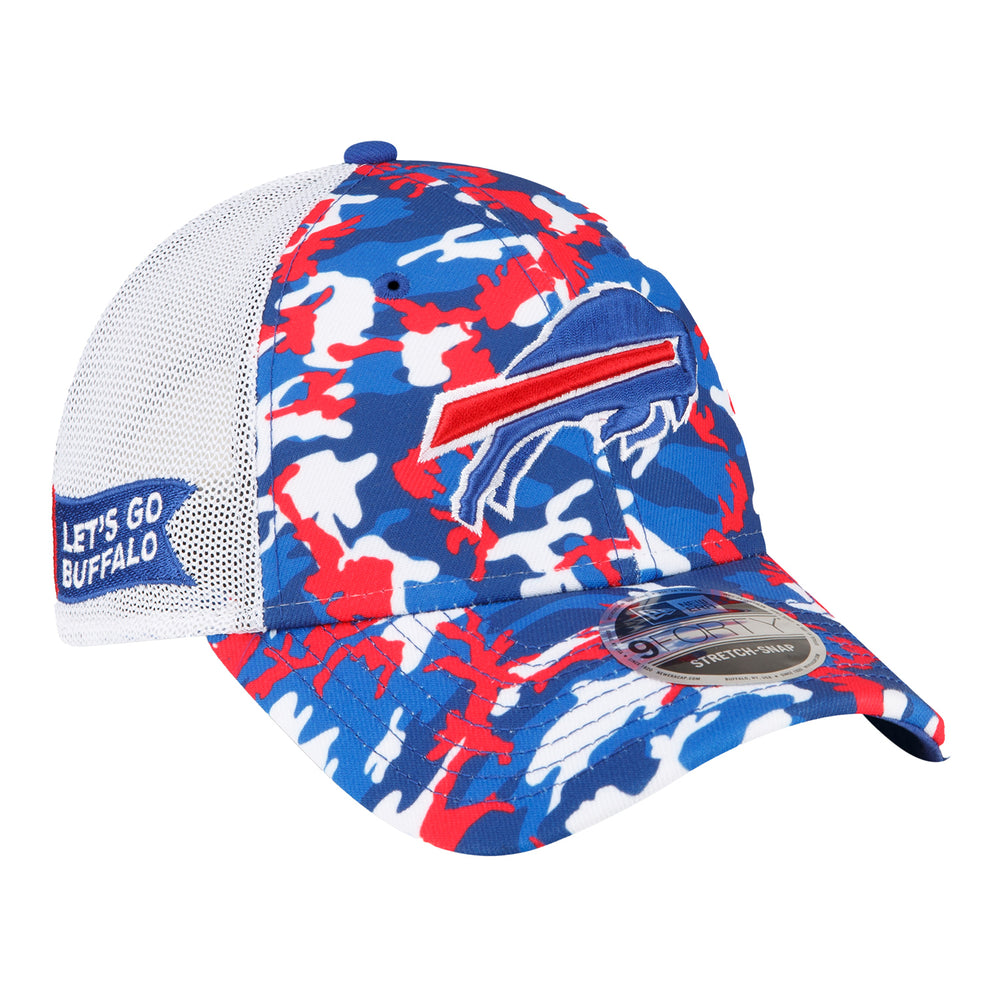 Bills Blue/Red Pom Poms