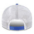 New Era Bills Low Profile 9FIFTY Patch Trucker Hat In Blue & White - Back View