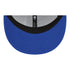 New Era Bills Low Profile 9FIFTY Patch Trucker Hat In Blue & White - Under Visor View