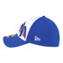 New Era Bills 39THIRTY 90's Paint Brush Flex Hat In Blue & White - Left Side View
