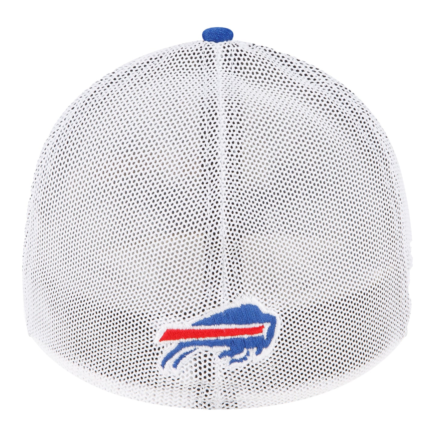 New Era Bills Mafia 39THIRTY Shadow Flex Hat In Blue & White - Back View