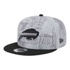 New Era 2023 Buffalo Bills Inspire Change 9FIFTY Snapback Hat In Grey & Black - Angled Left Side View