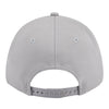 New Era Bills 9FORTY Stretch Snap Classic Logo Hat In Grey - Back View