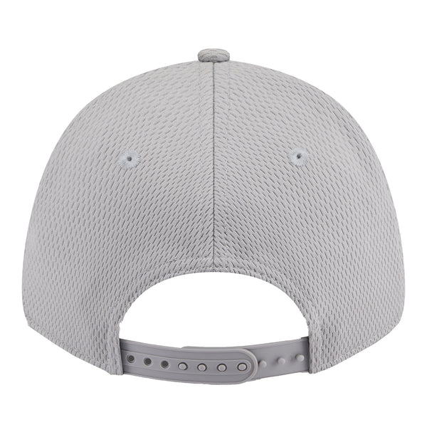 New Era Bills 9FORTY Stretch Snap Classic Logo Hat In Grey - Back View