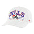 Buffalo Bills '47 Brand Legacy Roscoe Hitch Hat In White - Front Left View